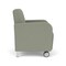 Lesro Siena Lounge Reception Guest Chair w/ Front Casters, 27 in W 29.5 in L 32.5 in H SN1101 - alternate 3